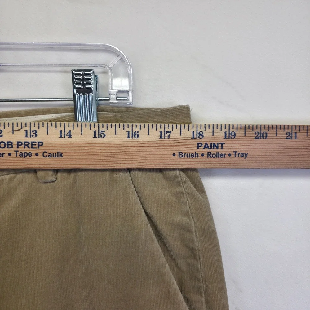 Y2K Banana Republic Pants Mens 36x34 Khaki Corduroy Straight Preppy Work Classic